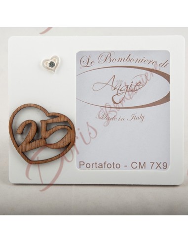Linea wood cornice porta foto made in italy angie 13x12 - in 7x9 applicazione a scelta