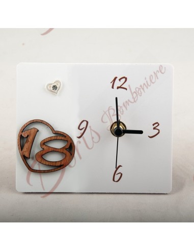 WOOD LINE CLOCK ANWENDUNG IHRER WAHL CM 13X12