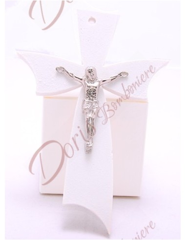 OLYMPUS LINE 13X8 SILVER CHRIST WITH CROSS