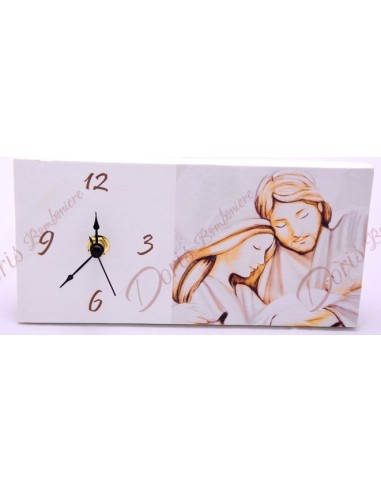 LINEA CLELIA OROLOGIO 16X21 CON SACRA FAMIGLIA