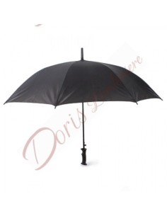 BLACK umbrella automatic opening cm 106 diam x 80