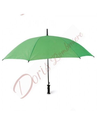 GREEN umbrella with automatic opening cm 106 diam x 80