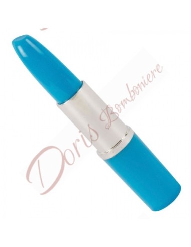 Lipstick pen 1.8x9.7 cm, light blue color
