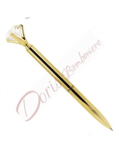 Penna oro diamante cm 14 A-454O Altri Marchi Penne