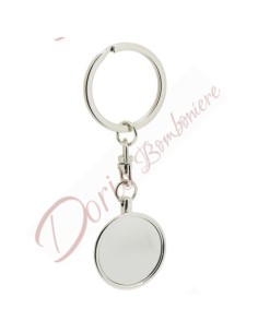 Soccer ball metal keychain 2