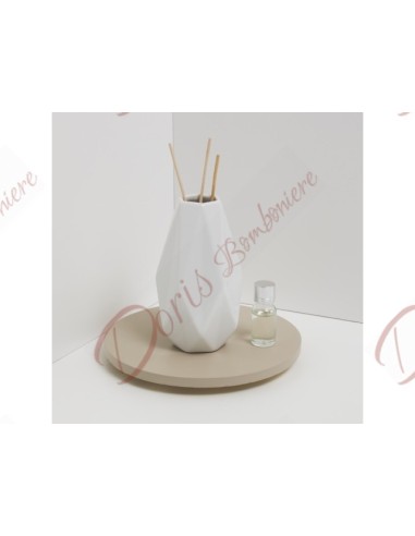 Vaso o diffusore di profumo con kit essenza cm 8.5x8.5x14.8