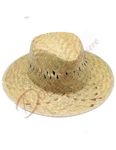 Cappello di Paglia Verde Perfetto per Feste a Tema Cowboy e Matrimoni Vintage