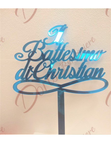 Cake topper personliazzato in plexiglass Cake topper personliazzato in plexiglass