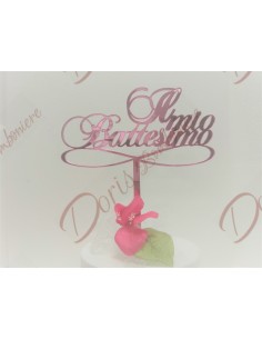 Cake topper personliazzato in plexiglass 2