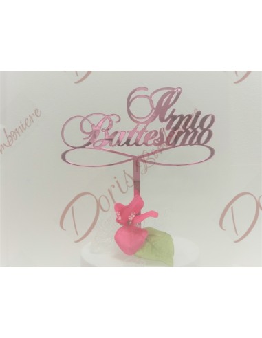 Cake topper personliazzato in plexiglass