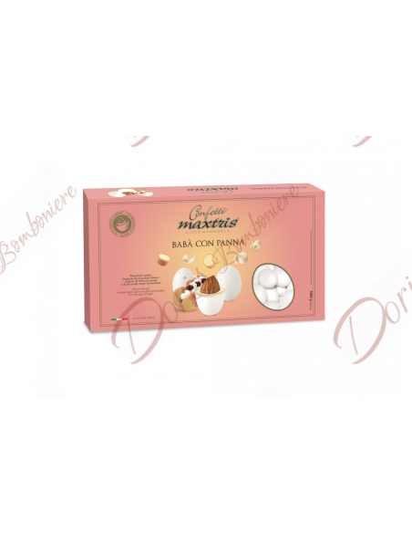 Maxtris Babà con Panna 1 kg colore bianco Maxtris Babà con Panna 1 kg colore bianco