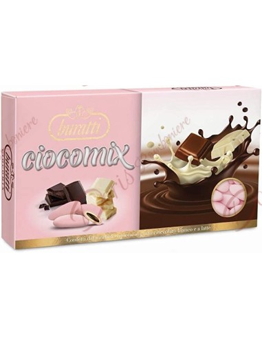 1 kg doppelt weiche Schokolade ohne Mandrola rosa Cioccomix