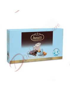 Confetti tenerezze Buratti mandorla ricoperta di cioccolato al latte colore azzurro confezione 1 kg