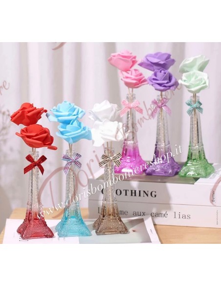 Diffusore di profumo parigi tour eiffel colori assortiti Diffusore di profumo parigi tour eiffel colori assortiti