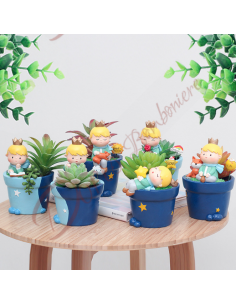 Little prince favors Plant pot 8.5x12.5 cm h - 6 assorted models