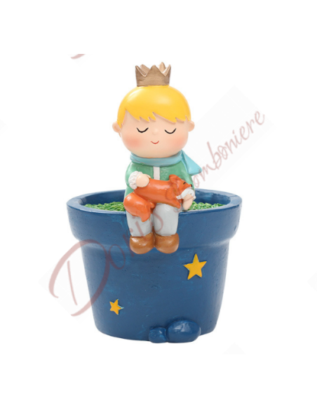 Bomboniere piccolo principe Vaso porta pianta  8.5x12.5 cm h -  6 modelli assortiti Bomboniere piccolo principe Vaso porta pianta  8.5x12.5 cm h -  6 modelli assortiti