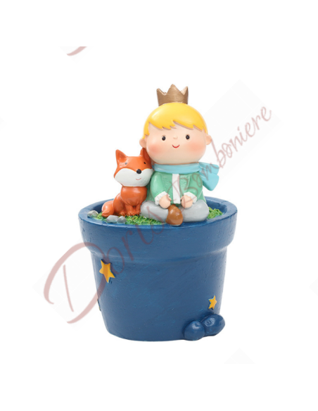 Bomboniere piccolo principe Vaso porta pianta  8.5x12.5 cm h -  6 modelli assortiti Bomboniere piccolo principe Vaso porta pianta  8.5x12.5 cm h -  6 modelli assortiti