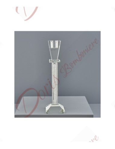 CRISTAL CANDELIERE PIRAMIDE GR. GIFTBOX Mis: H.23