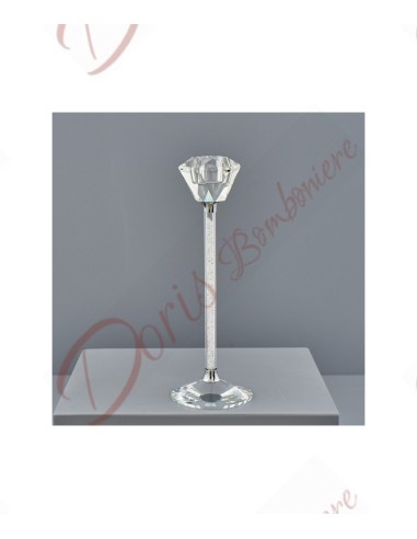 CRISTAL CANDELIERE DIAMANTE GR. GIFTBOX Mis: H.21,8
