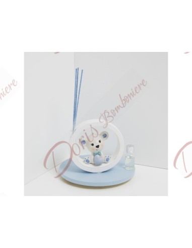 CLARALUNA BONBONIERE DIFFUSEUR DE PARFUM BAPTÊME OURS MÂLE