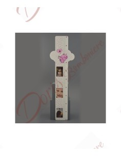 Cadeau pour mètre de meuble de chambre bébé fille avec cadre photo à accrocher avec éléphant 102X30CM