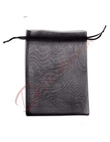 Sacchetto borsetta organza con tirante disponibile argento, lilla, oro e nero 24x18 cm Sacchetto borsetta organza con tirante disponibile argento, lilla, oro e nero 24x18 cm