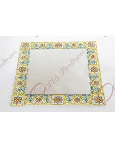 Favor gift furniture mirror cuorematto 2022 mediterranean line 42x42