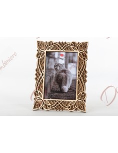 Favor gift wooden photo frame laser processing 4 layers 10x15 internal size