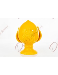 Bomboniera pumo pugliese regalo colore giallo altezza 24 cm solidale DA048 Amici idi Cuorematto Matrimonio