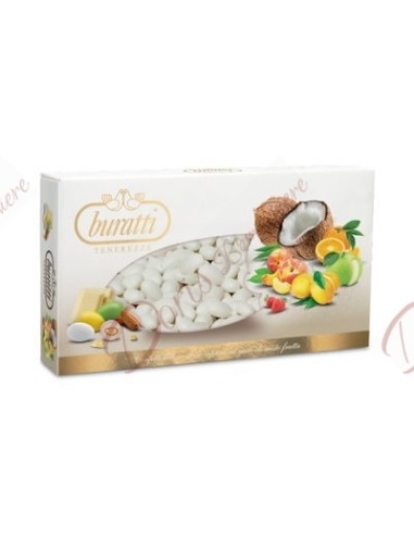 1 kg Confetti Buratti tenerezze MISTO FRUTTA BIANCO 1 kg Confetti Buratti tenerezze MISTO FRUTTA BIANCO