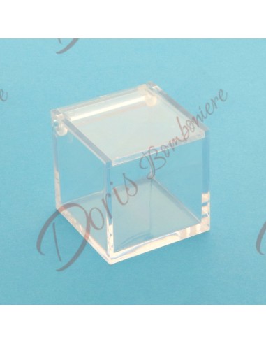 Cubo plexiglass trasparente cm 4.5X4.5X4.5 Cubo plexiglass trasparente cm 4.5X4.5X4.5