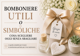 Bomboniere utili o simboliche: cosa scegliere oggi senza sbagliare